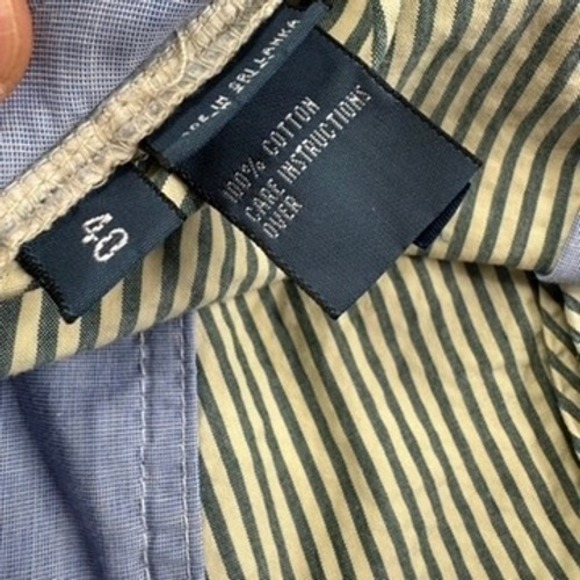 Polo Ralph Lauren Mens Striped Beige Seersucker Shorts Size 40 - Picture 5 of 8